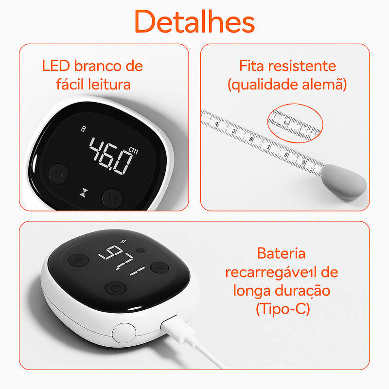 Fita Métrica para Medidas Corporais