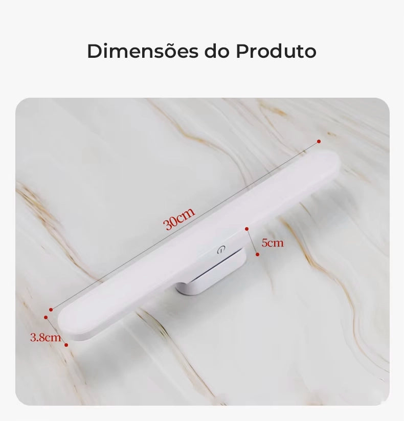 Luminária de LED com Interruptor por Toque