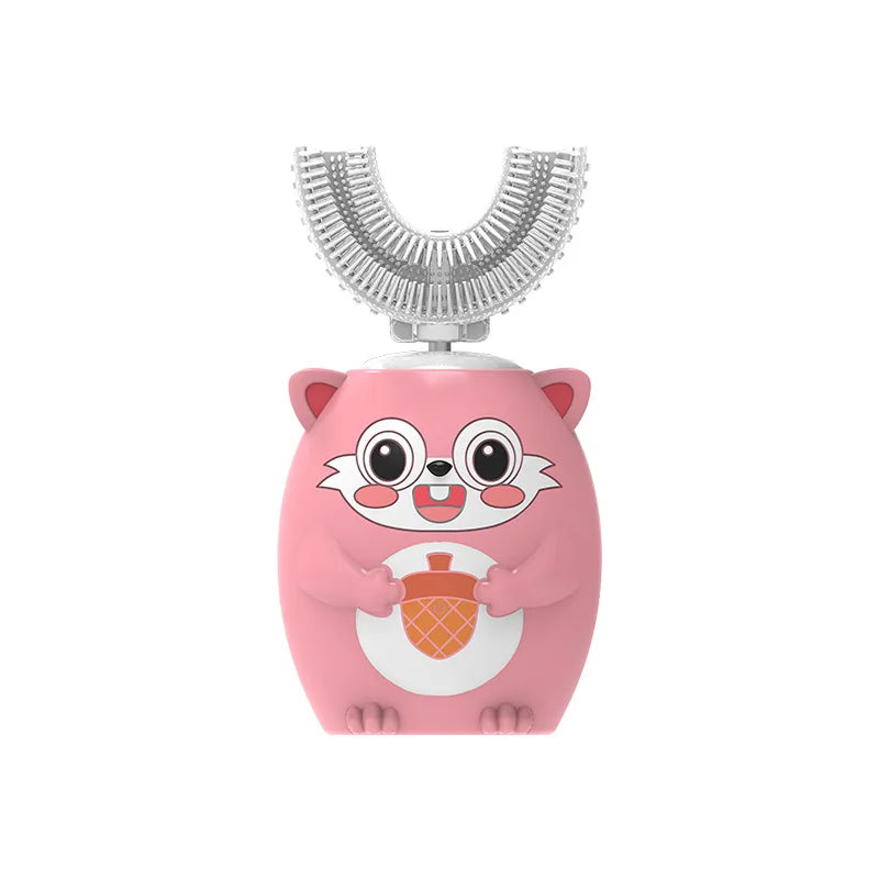 Escova Dental Elétrica Infantil em Formato U – 360°