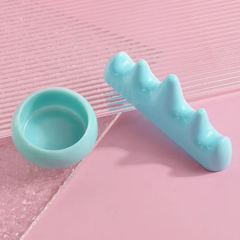 Kit de Pintura (Suporte para Pincéis e Pote para Água)