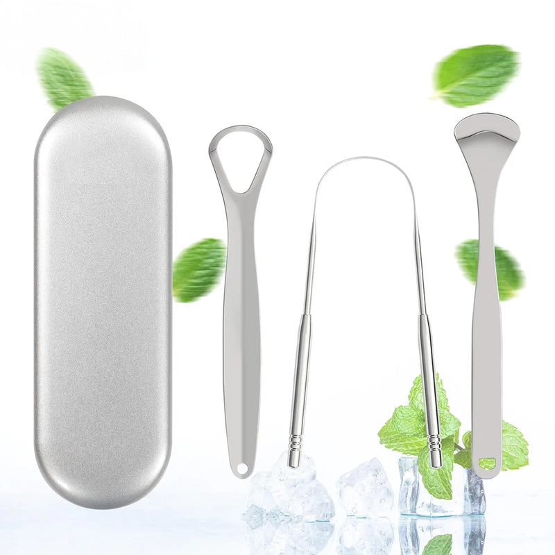 Kit para Limpeza de Língua - Inox