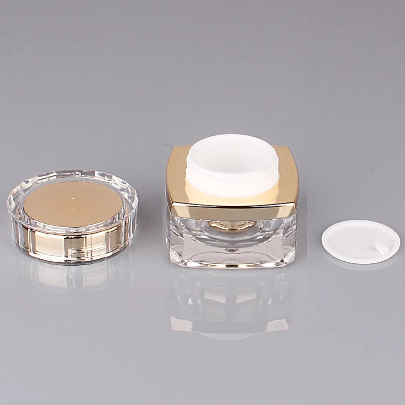 Frascos Recarregáveis de Luxo para Cremes - Crystal