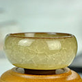 Pequena Vasilha de Cerâmica Japonesa Artesanal com Efeito Craquelado