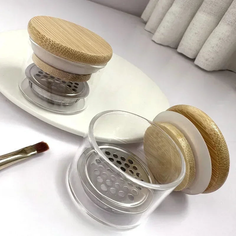 Pote de Vidro para Limpeza de Pincéis