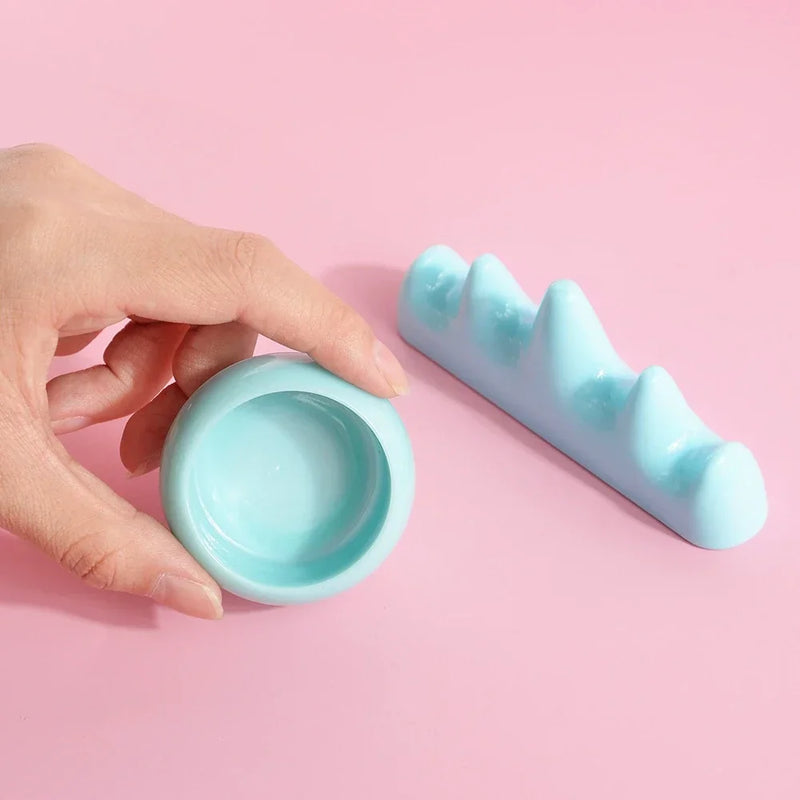 Kit de Pintura (Suporte para Pincéis e Pote para Água)