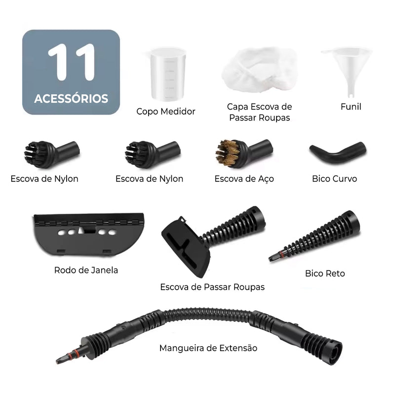 Vaporizador Portátil com Acessórios Profissionais (11 Peças)