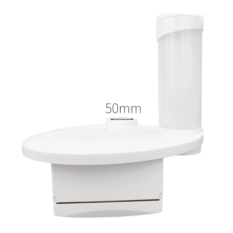 Dispenser de Lenço de Papel e Copo com Bandeja para Cadeira Odontológica
