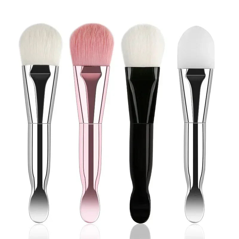 Aplicador de Silicone e Pincel para Skin Care
