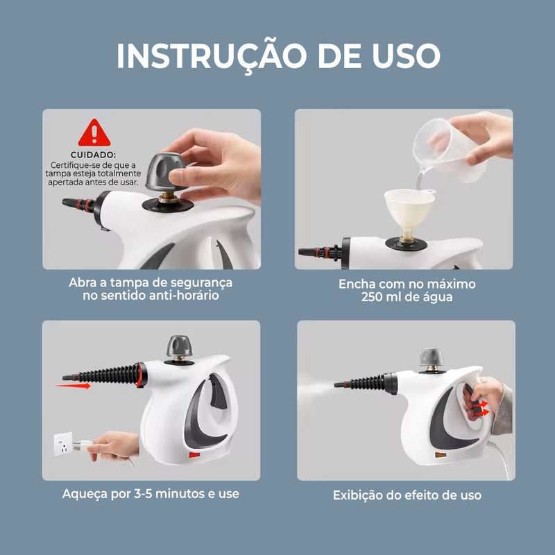 Vaporizador Portátil com Acessórios Profissionais (11 Peças)