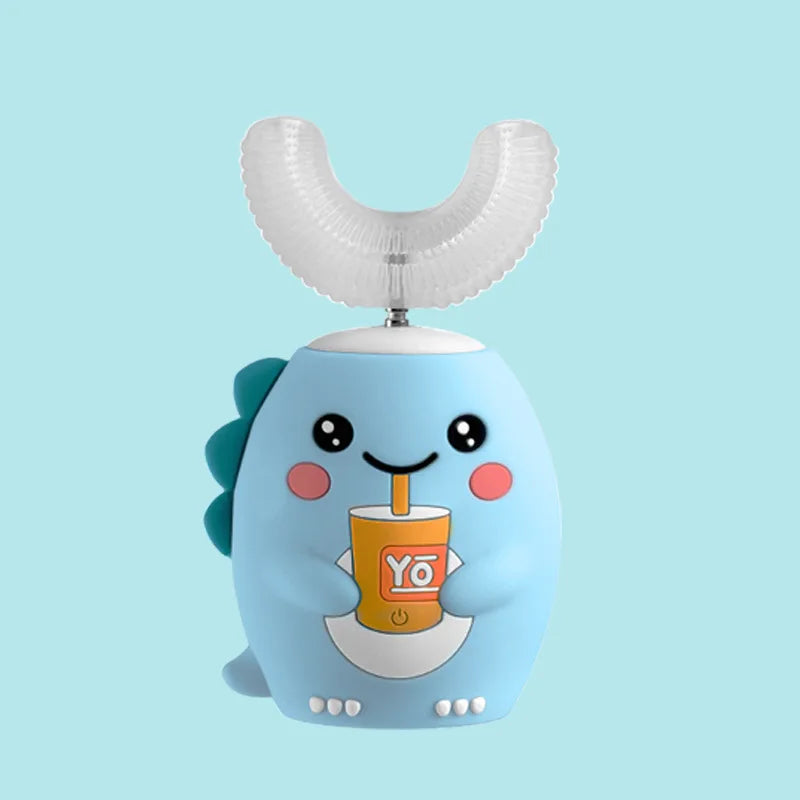 Escova Dental Elétrica Infantil em Formato U – 360°