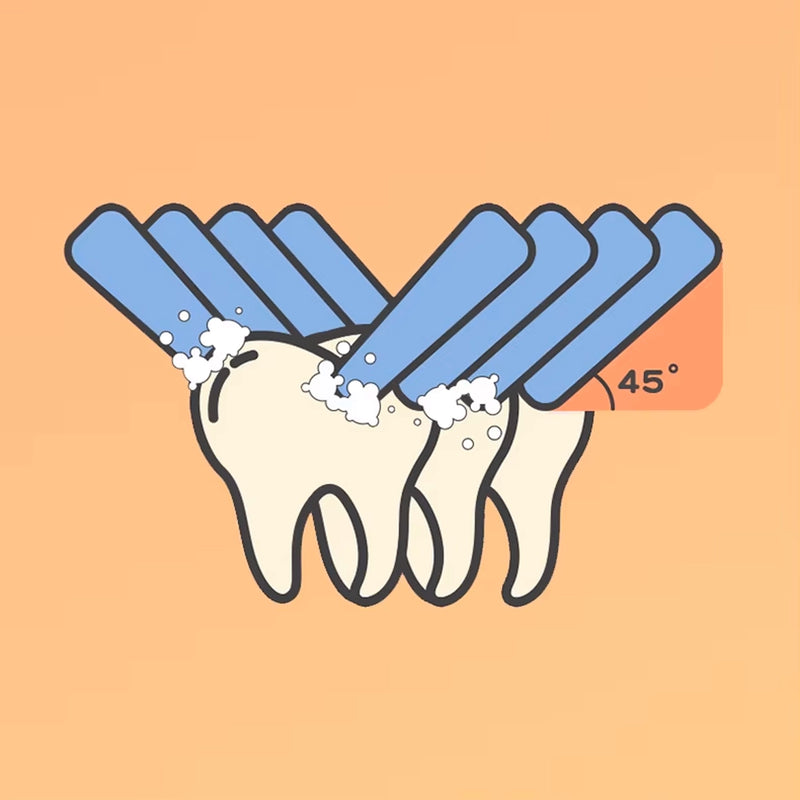 Escova Dental Elétrica Infantil em Formato U – 360°