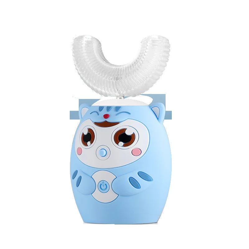 Escova Dental Elétrica Infantil em Formato U – 360°