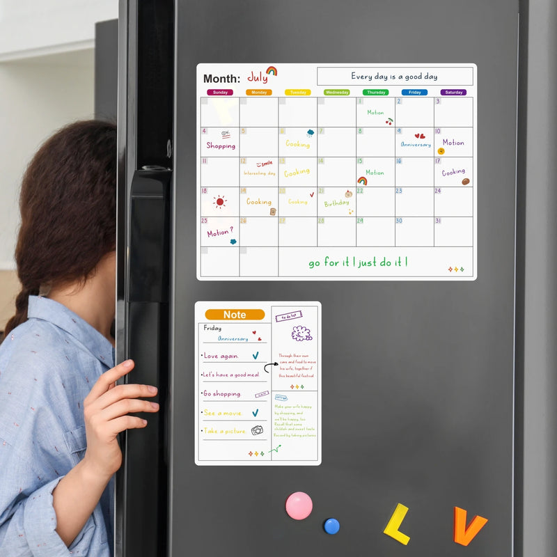 Planner Semanal Magnético Branco – Quadro de Planejamento