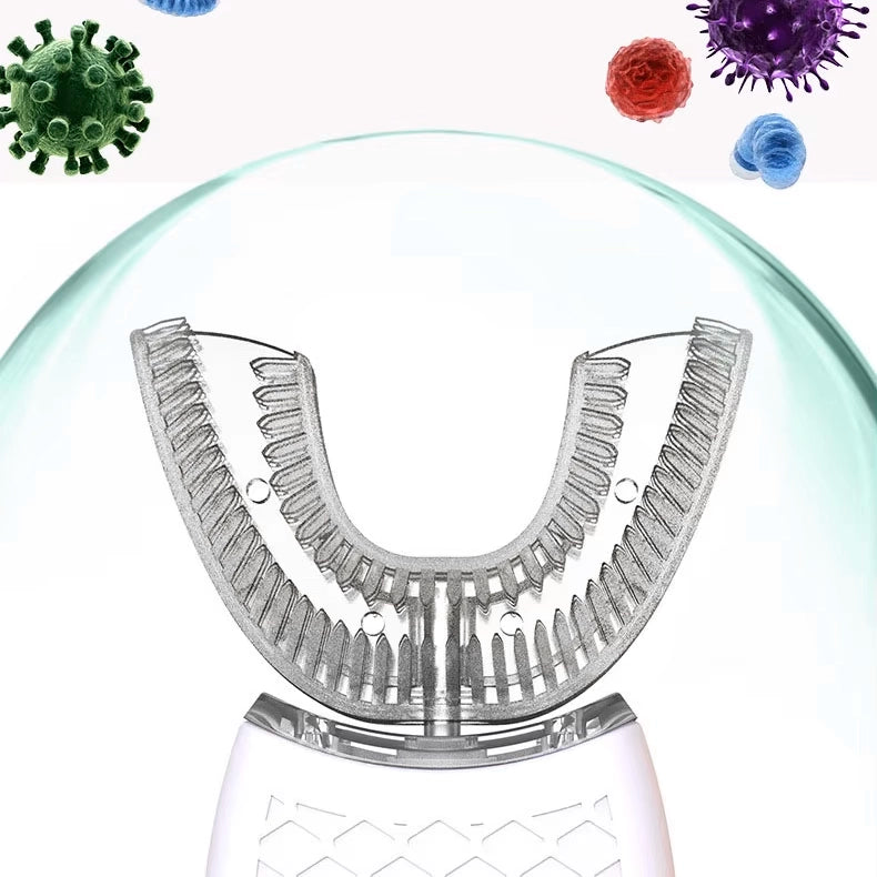 Escova Dental Elétrica 360° em Formato U - Adulto