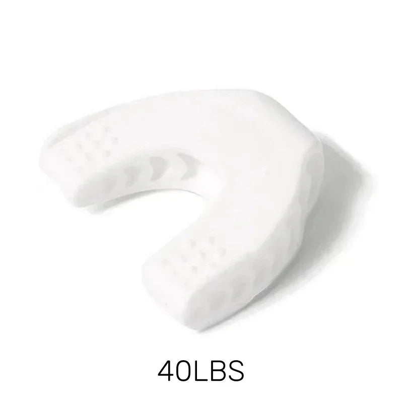 Aparelho de Silicone para Exercício e Definição de Mandíbula