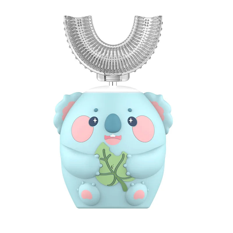 Escova Dental Elétrica Infantil em Formato U – 360°