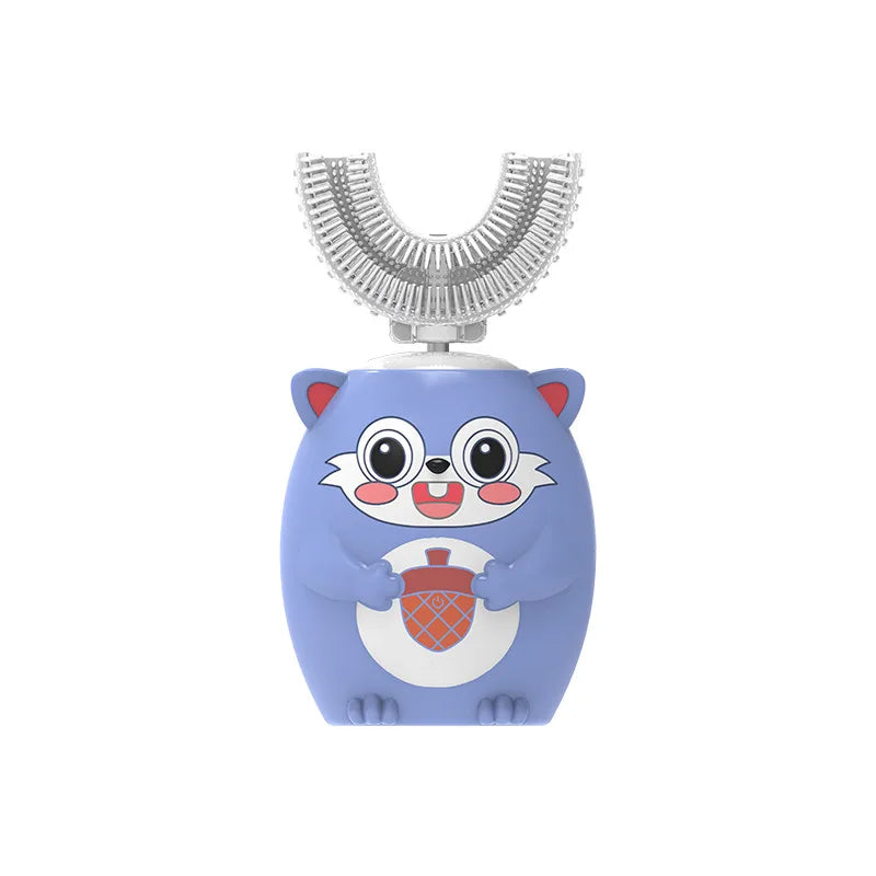 Escova Dental Elétrica Infantil em Formato U – 360°