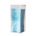 Organizador Vertical Transparente com Tampa para Máscaras, Cosméticos e Itens Profissionais