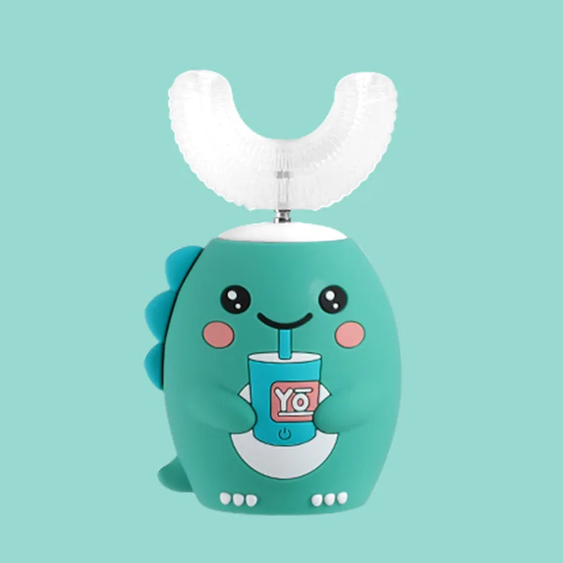 Escova Dental Elétrica Infantil em Formato U – 360°