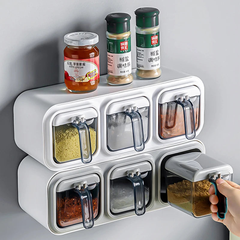 Organizador de Parede com Gavetas Transparentes