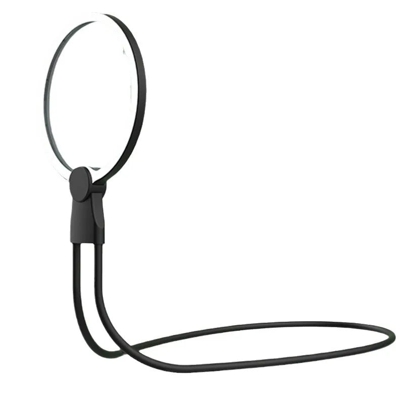 Lupa de Pescoço com Luz LED Recarregável