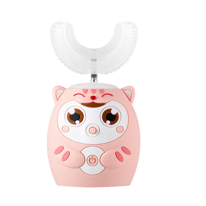 Escova Dental Elétrica Infantil em Formato U – 360°
