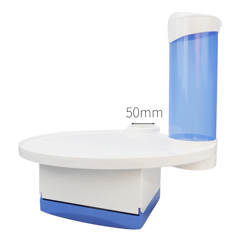 Dispenser de Lenço de Papel e Copo com Bandeja para Cadeira Odontológica