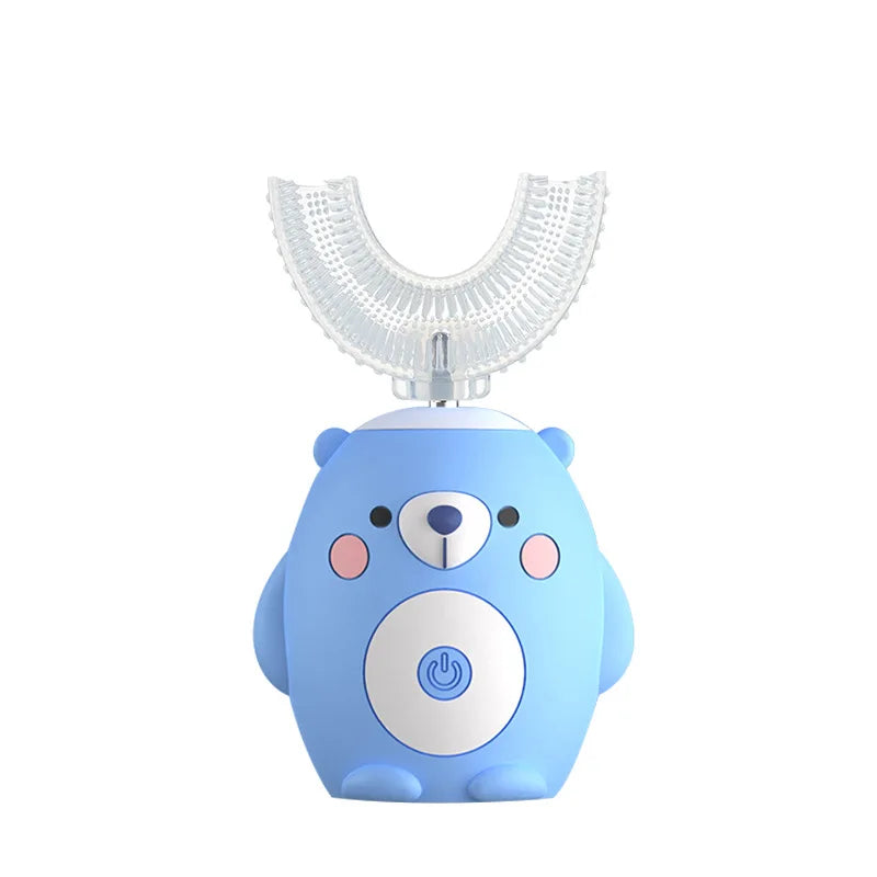 Escova Dental Elétrica Infantil em Formato U – 360°