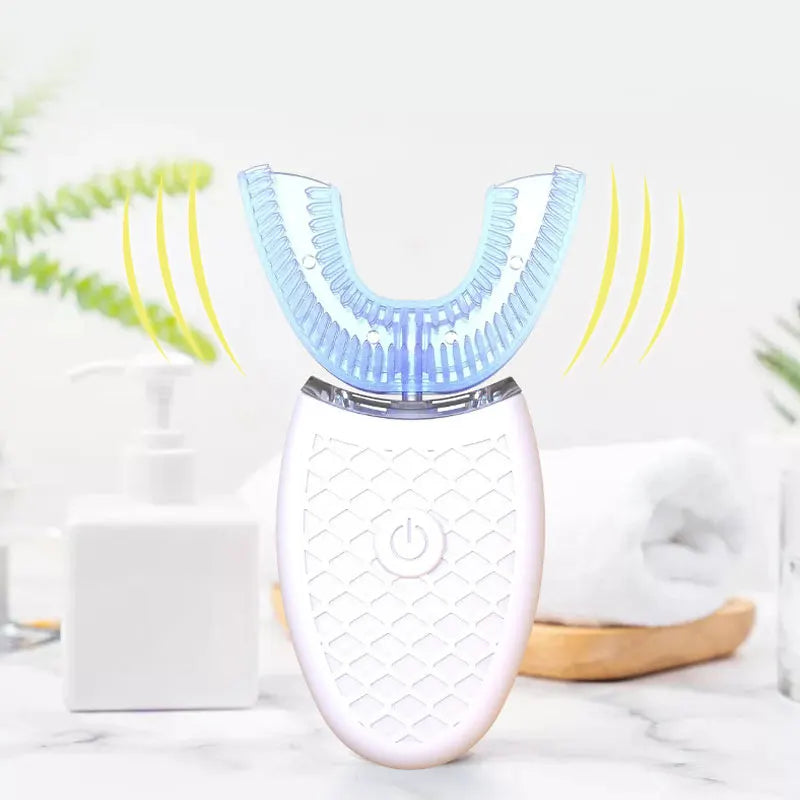 Escova Dental Elétrica 360° em Formato U - Adulto