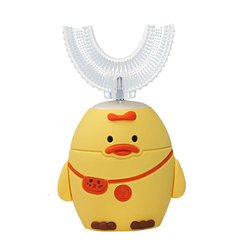 Escova Dental Elétrica Infantil em Formato U – 360°