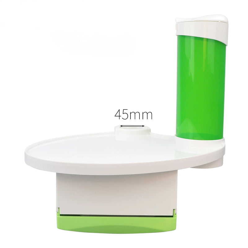 Dispenser de Lenço de Papel e Copo com Bandeja para Cadeira Odontológica