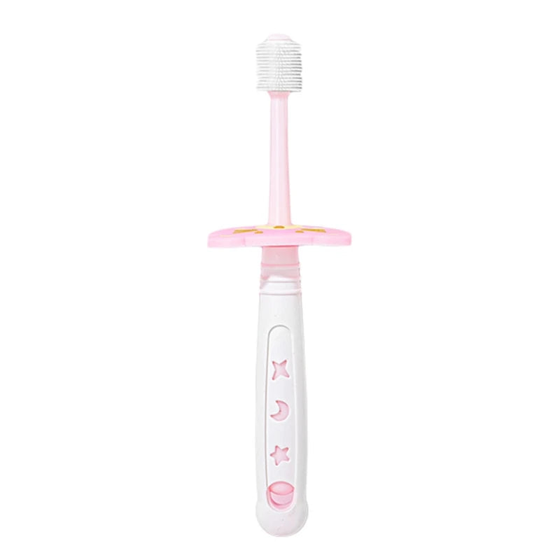 Escova de Dente 360˚ Infantil com Cerdas de Silicone